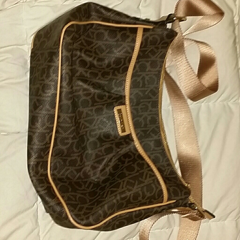 Brown Calvin Klein purse